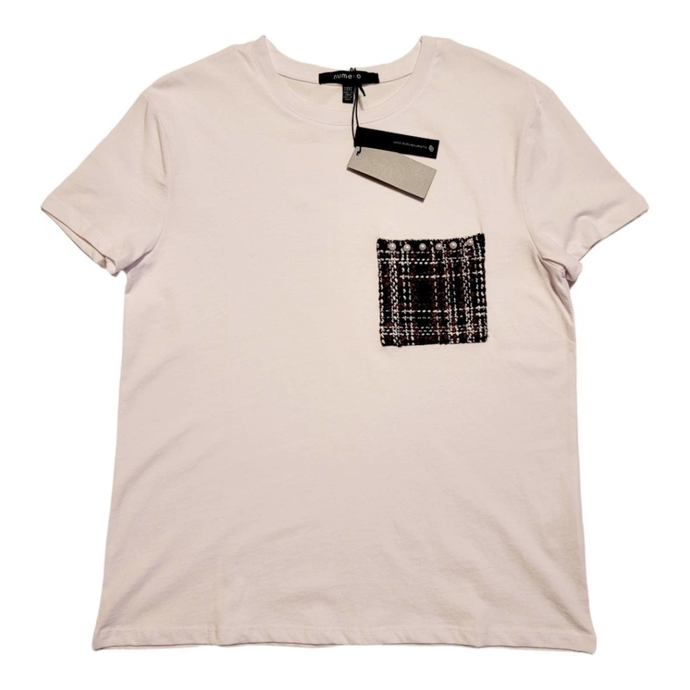 Numero Brocade Pocket Tee Shirt